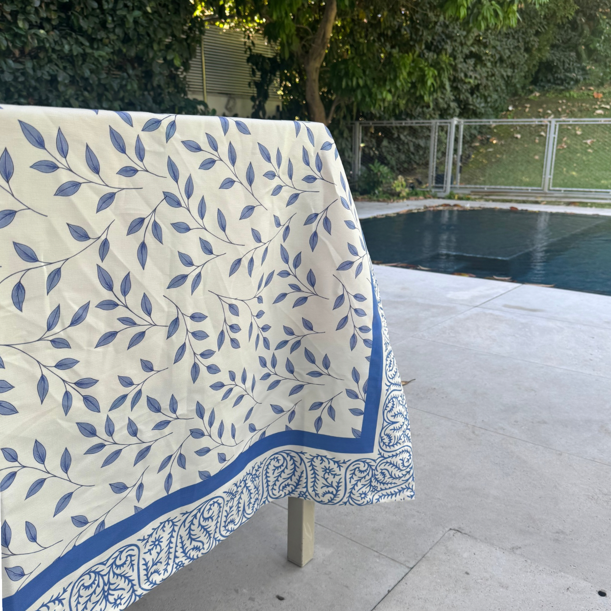 מפת עלים  כחול