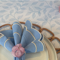 מפת עלים תכלת