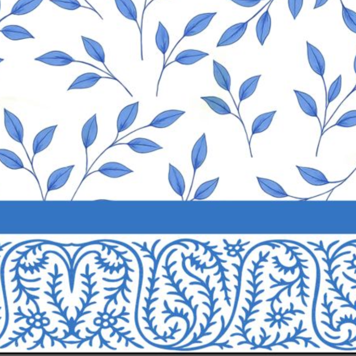 מפת עלים  כחול