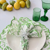 כוס מים מזכוכית ירוקה   - סט של 6